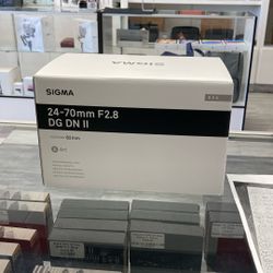 Sigma 24-70 Mm F2.8 II (Sony E) 