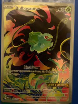 Stamped Bulbasaur Ir from mega evolution