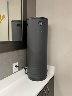 Surgically clean air Jade 1.0 Air Purifier. Black