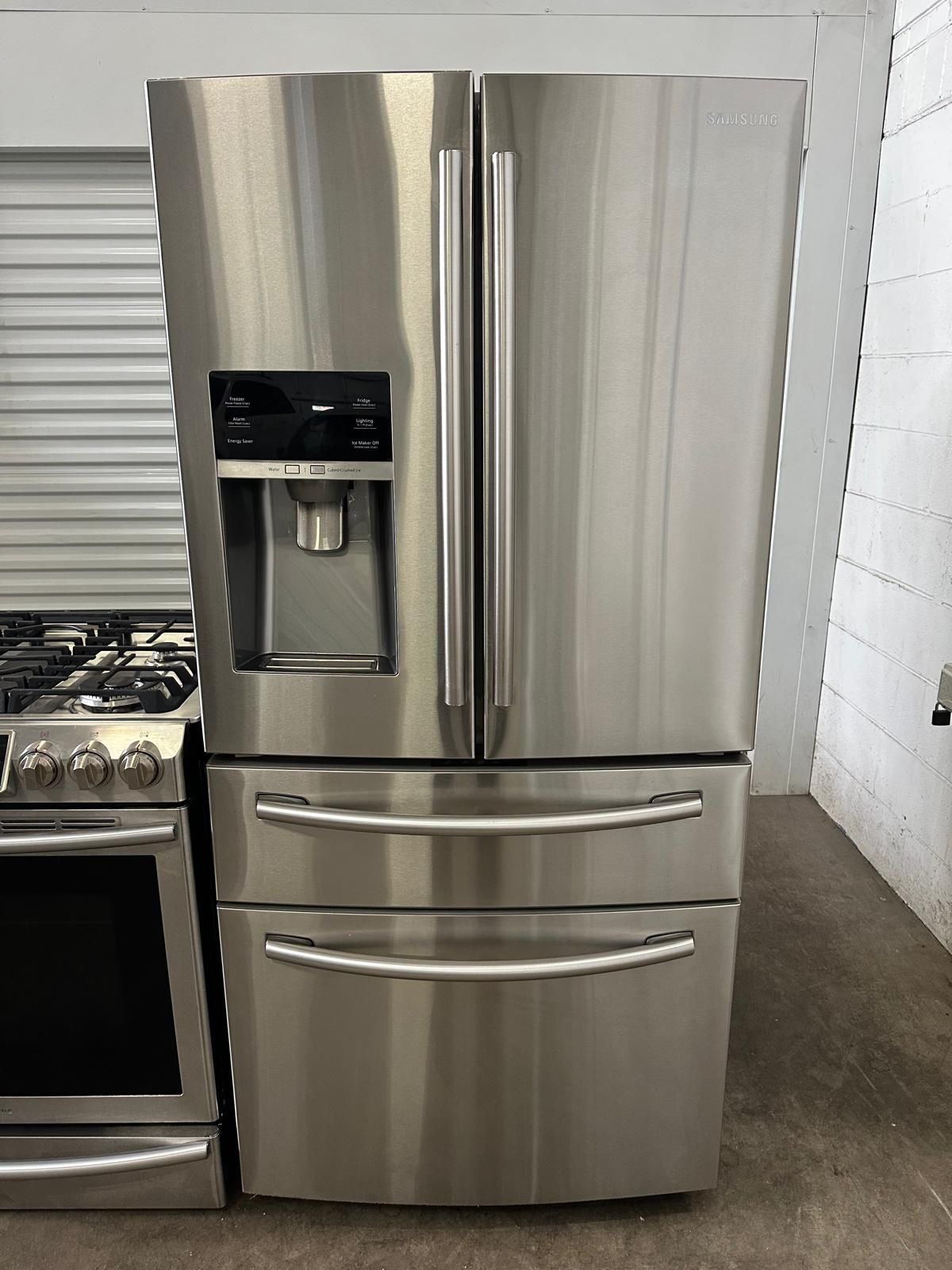 ✨ Stainless Steel Kitchen Set – Samsung French Door Fridge + Gas Stove ✨