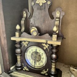 Antique Wall Clock with Winding