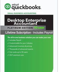 Intuit QuickBooks Enterprise Accountant 2023 - 10 User