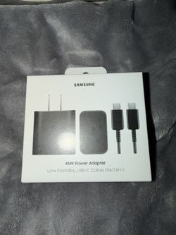 Samsung 45W Power Adapter with USB-C Cable