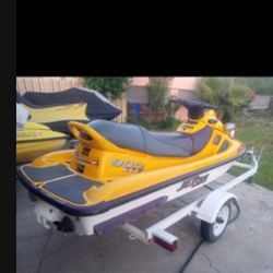 99 SEADOO KAWASAKI STX WITH FRESH LOW HOURS 1100 MOTOR INSTALL 2500 WITHOUT TRAILER 2950 WITH TRAILER LAKE READY 2027 TAGS