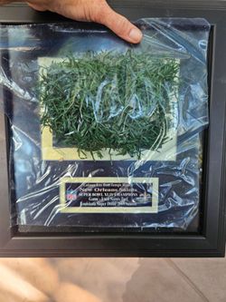 New Orleans Saints Super Bowl XLIV Game-Used Turf w/ COA
