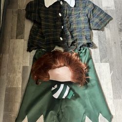 Wizard Of Oz - Green Munchkin Medium Kids Costume