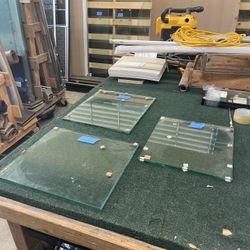 Glass shelf’s or table tops #12 #13 #14