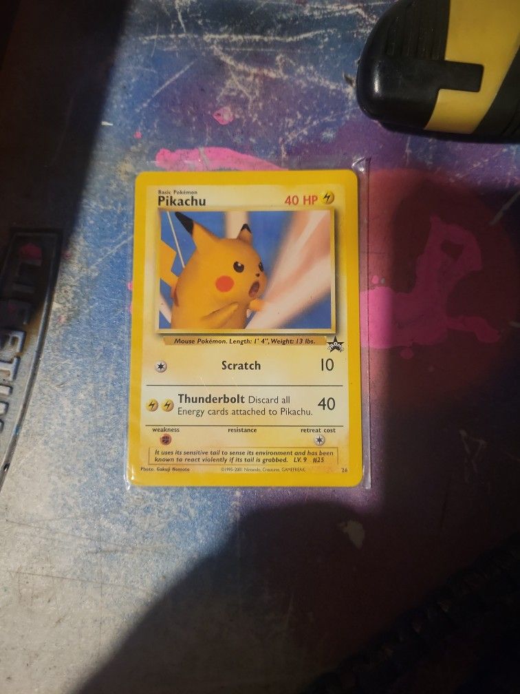 Pikachu Card