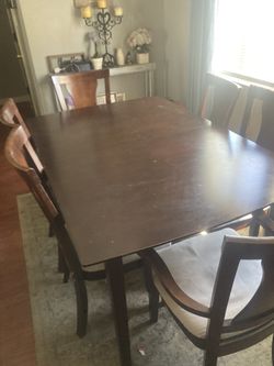 Table With 6 Chairs