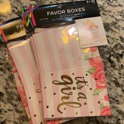 Favor Boxes | Baby Shower | Party Favors | Party Supplies