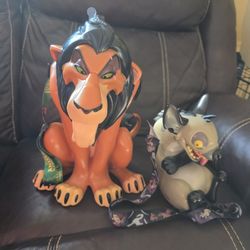 2025  Animal Kingdom Scar Popcorn Bucket And The Haeena  Sip Cup 