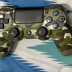 Authentic Sony PlayStation 4 Controller Green Camo PS4 Refurbished