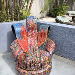 Upcycled Functional Art Chairs 