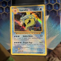 Pokemon Gyarados Prerelease Staff Evolutions 