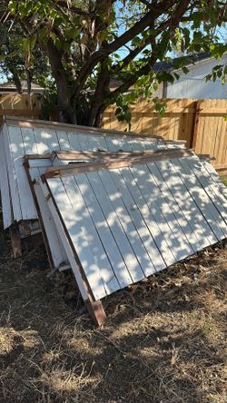 Wooden Panels Fence