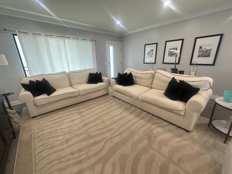 Cream Sofa Set