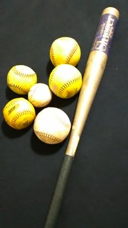 Baseball and bat
