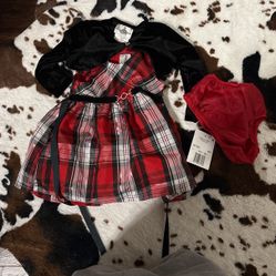 12 Month Christmas Dress Girl
