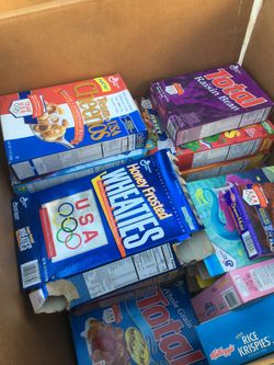 Exclusive cereal boxes