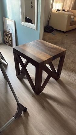 Rustic End Table