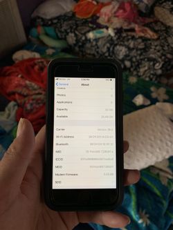 Verizon iPhone 7 factory unlocked. iCloud on there but no password.