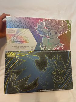 Pokemon Prismatic Evolutions SPC & Mega Charizard UPC