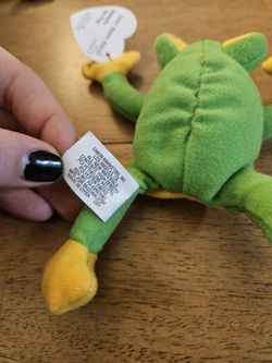 Ty Teenie Beanie Babies Smoochy The Frog Mcdonalds Edition 1999