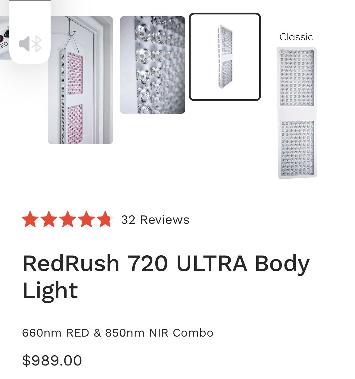 Red Light Therapy: RedRush 720 ULTRA
