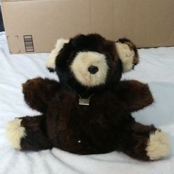 100% Mink Teddy Bear, Liska Company, 1980s The Freddy Bear
