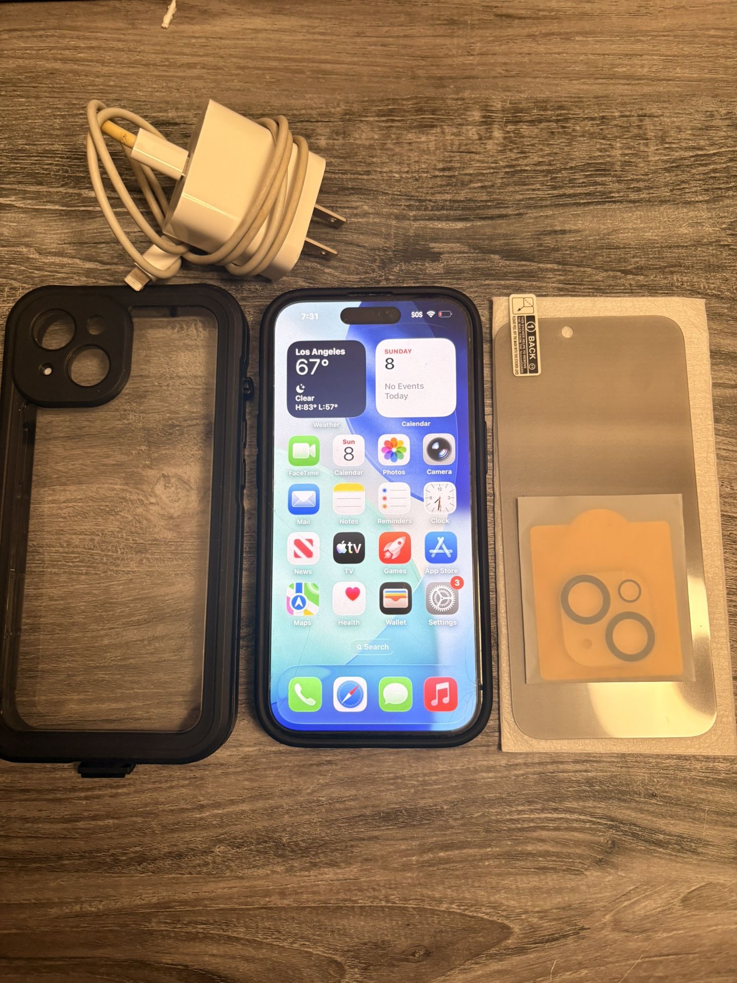 Black iPhone 15 128gb unlocked