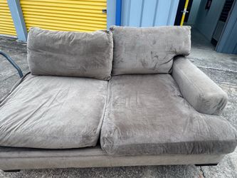 Big Cool Grey Super Soft Couch