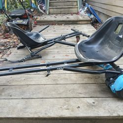 Hover-1 Hoverboard + Hoverkart Conversion Seats (Lot of 2 Karts, 1 Working Hoverboard)