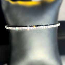 14k solid white gold Brand New 2.25CTW Diamond Tennis bracelet 7”