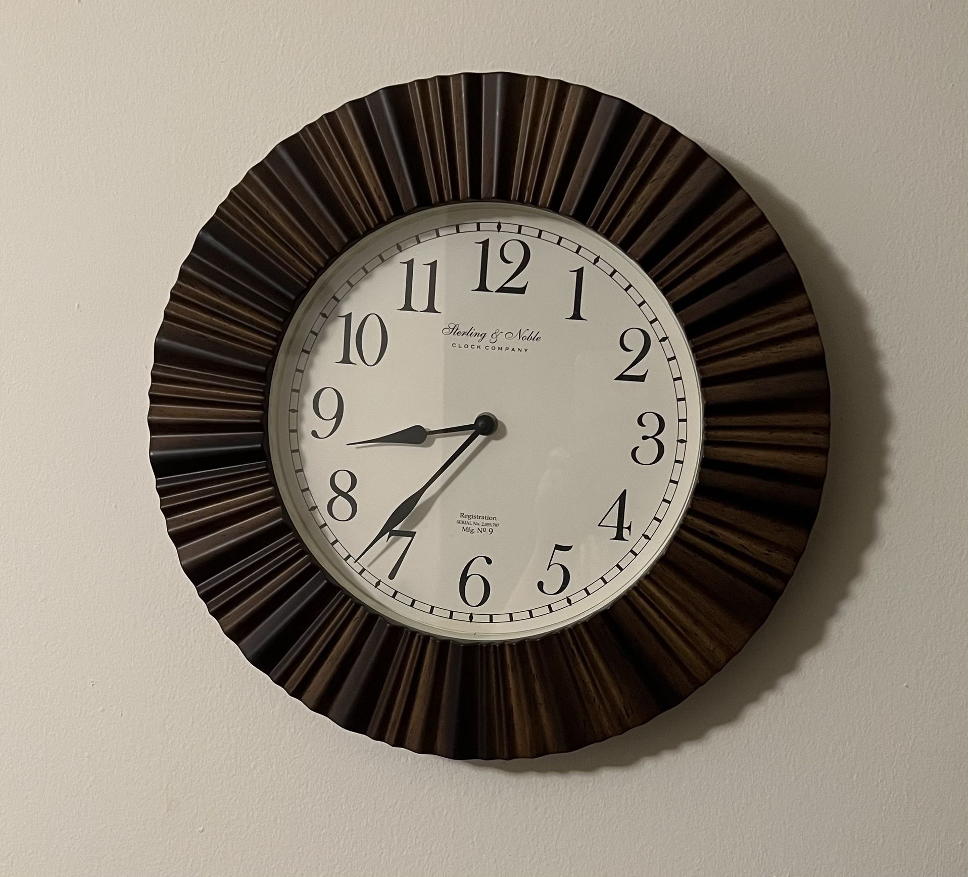 Brown Clock