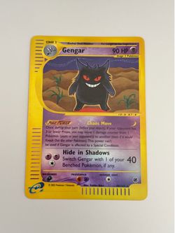 2002 POKEMON EXPEDITION 48 GENGAR-REVERSE FOIL