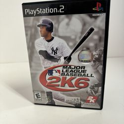 Major League Baseball 2K6 (Sony PlayStation 2, 2006) PS2 Complete CIB