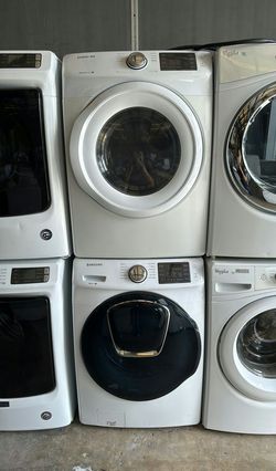 Samsung Front Load Set - Large Capacity & Stackable