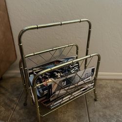 Gold Magazine Holder 