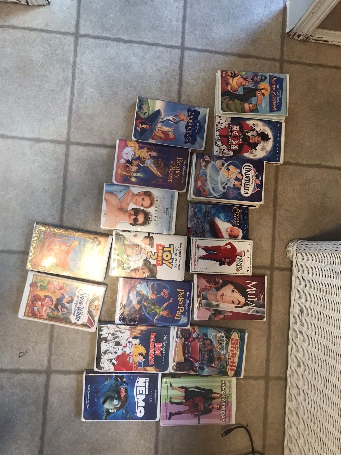 Disney VHS Lot