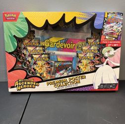Pokemon TCG Ascended Heroes Mega Gardevoir Premium Poster Collection SEALED