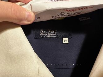 Nat Nast shirt Navy/Cream