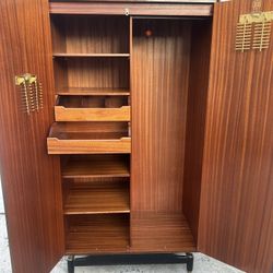 Mid Century G Plan Tola & Black Wardrobe/Armoire
