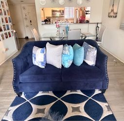2 piece sofa and love seat and ottamon