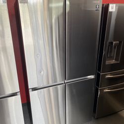 Stainless Steel 23 Cu. Ft. Smart Counter Depth 4-Door Flex Refrigerator 