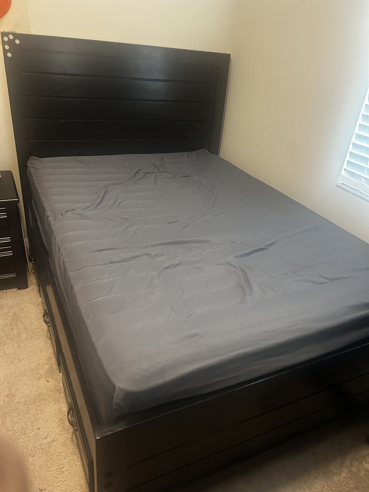 Kids Creekside 2.0 Charcoal Full Panel Bed
