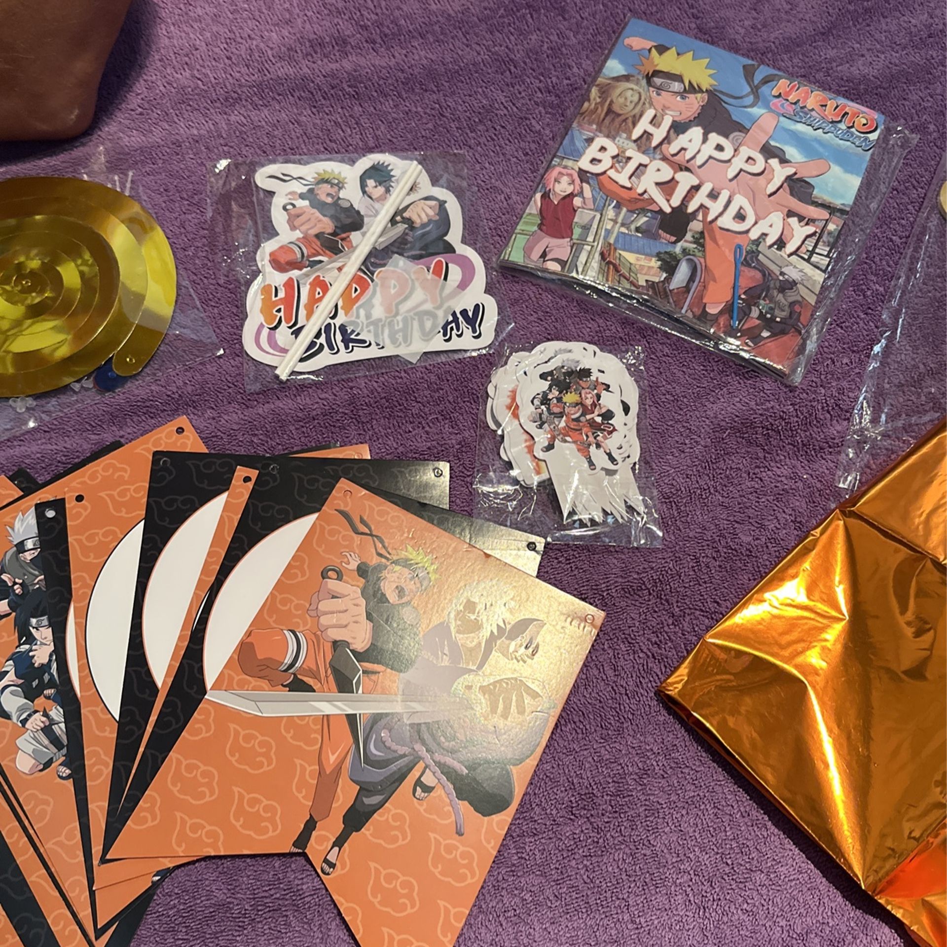 Naruto Birthday Supplies