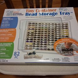 NEVER USED Tiny Container Bead Storage Unit