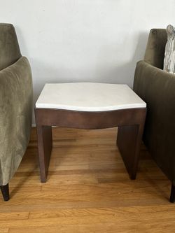 Custom Marble side Table in excellent condition. 