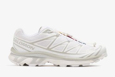 Salomon XT-6 White Low-Top Sneakers Size 12