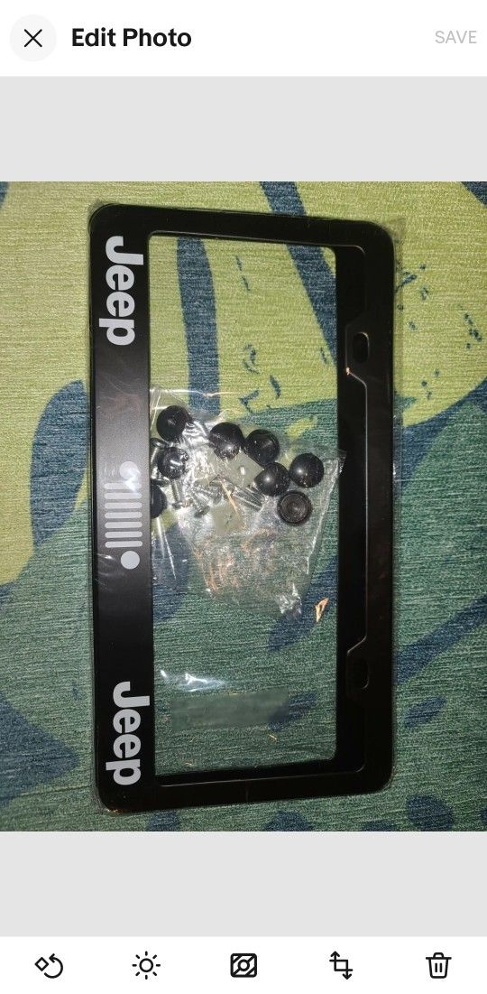 Jeep License Plate Frame Front And Back (CP-D1)